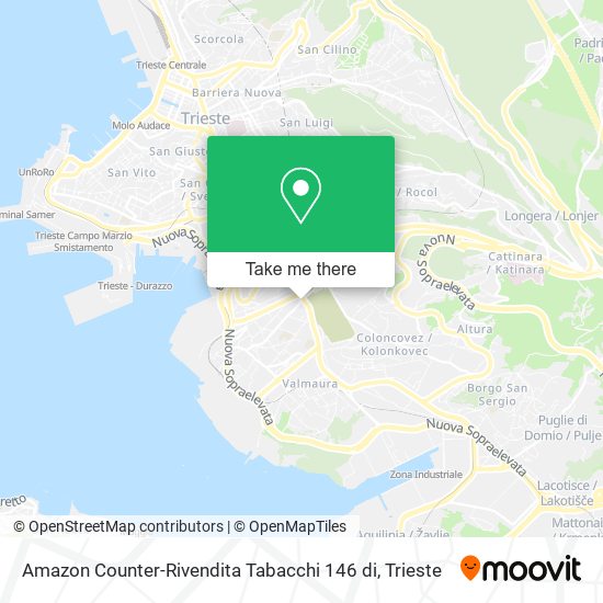 Amazon Counter-Rivendita Tabacchi 146 di map