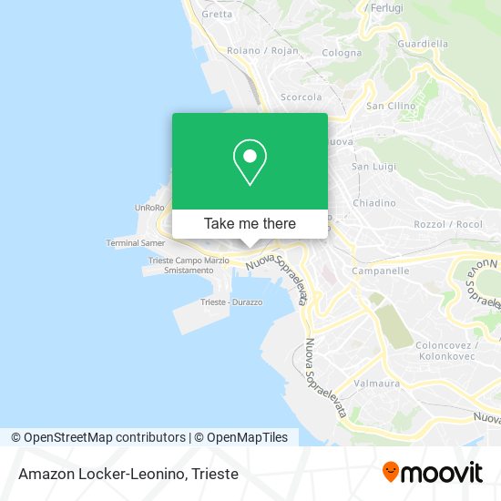 Amazon Locker-Leonino map