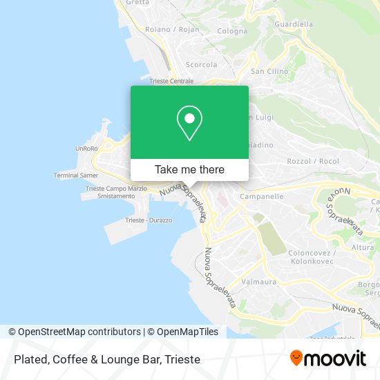 Plated, Coffee & Lounge Bar map