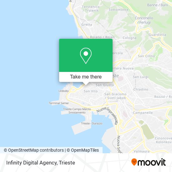 Infinity Digital Agency map