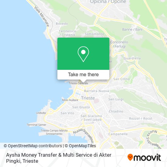 Aysha Money Transfer & Multi Service di Akter Pingki map