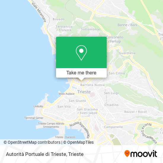 Autorità Portuale di Trieste map