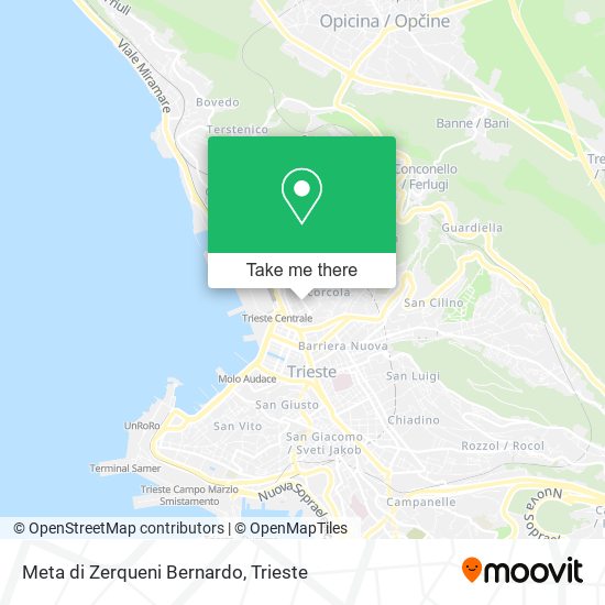 Meta di Zerqueni Bernardo map