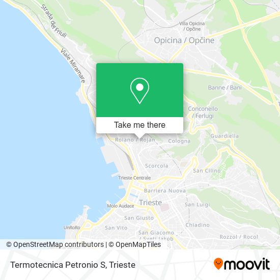 Termotecnica Petronio S map