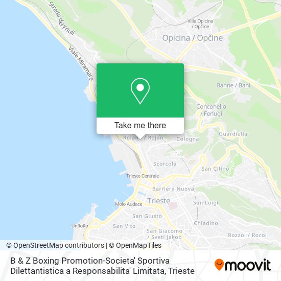 B & Z Boxing Promotion-Societa' Sportiva Dilettantistica a Responsabilita' Limitata map