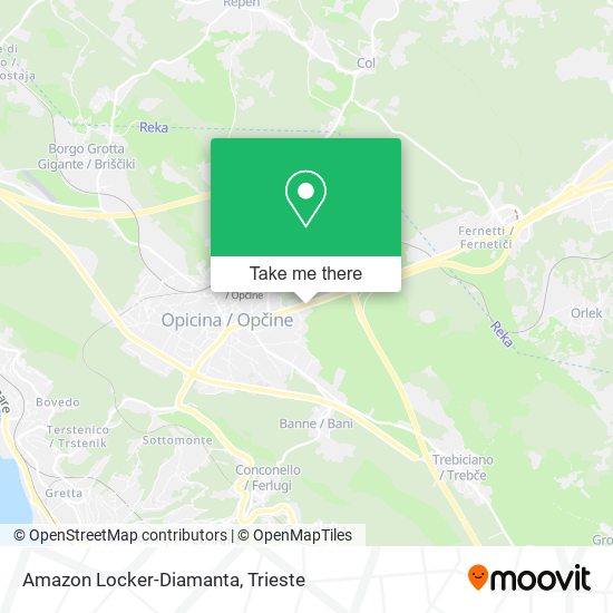 Amazon Locker-Diamanta map