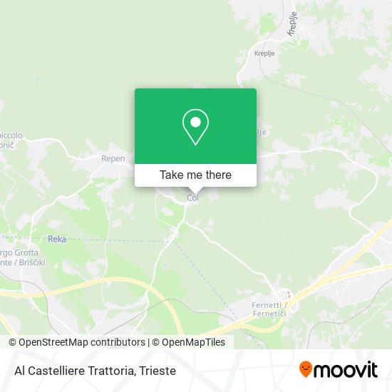 Al Castelliere Trattoria map