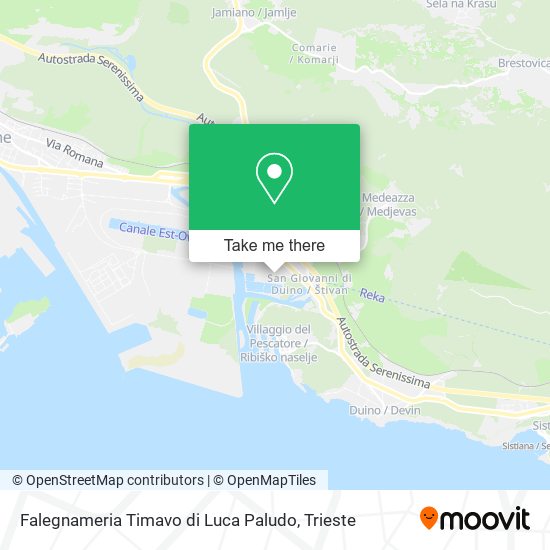 Falegnameria Timavo di Luca Paludo map