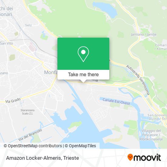 Amazon Locker-Almeris map