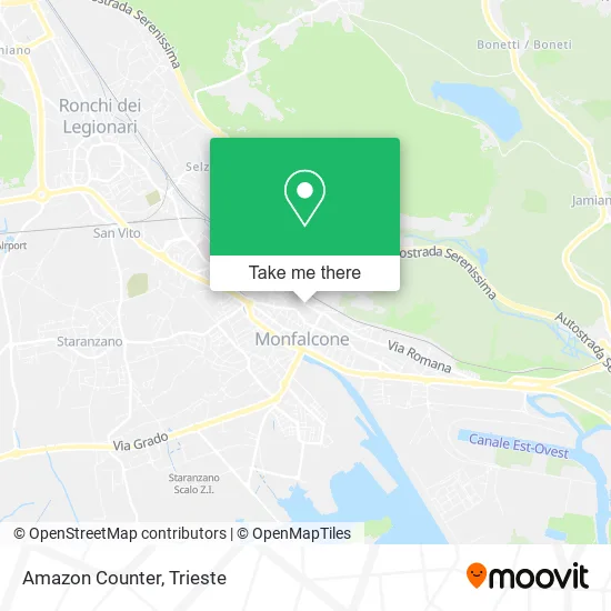 Amazon Counter map