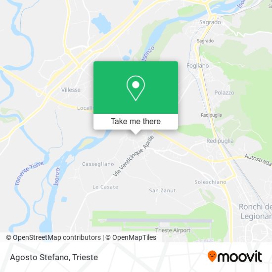 Agosto Stefano map