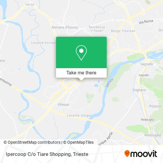 Ipercoop C/o Tiare Shopping map
