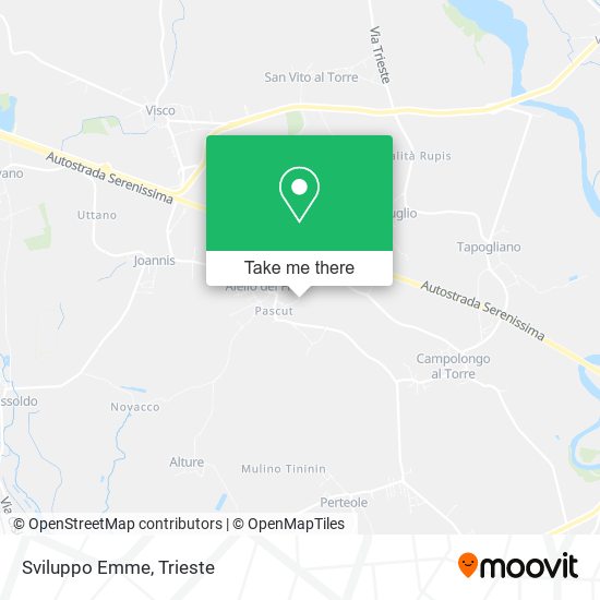 Sviluppo Emme map