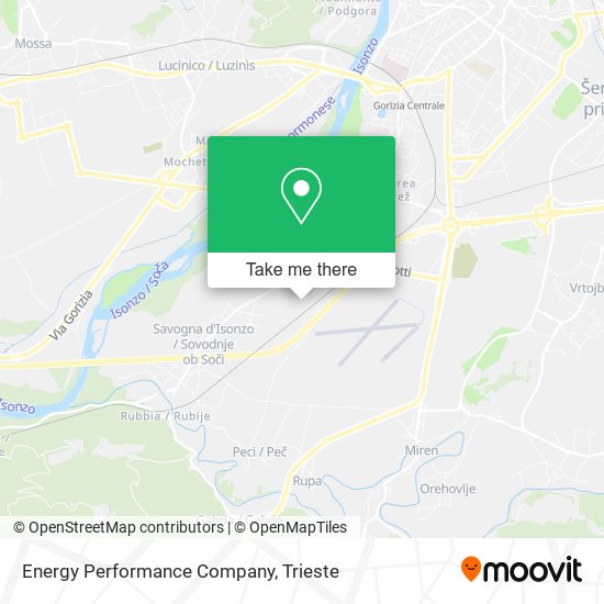 Energy Performance Company map