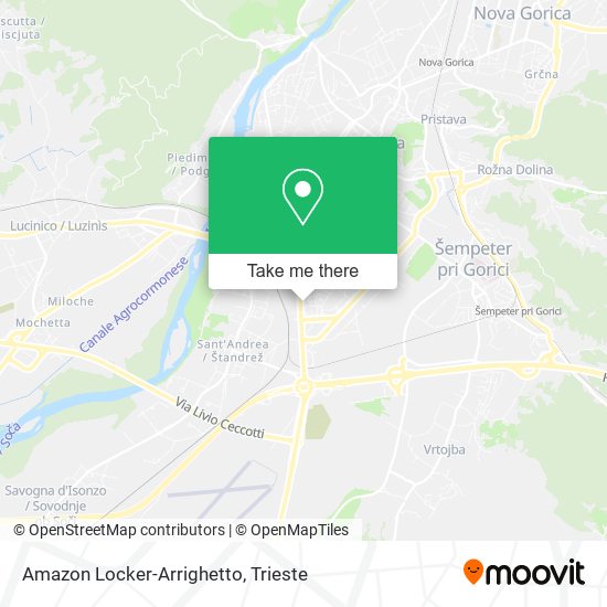 Amazon Locker-Arrighetto map