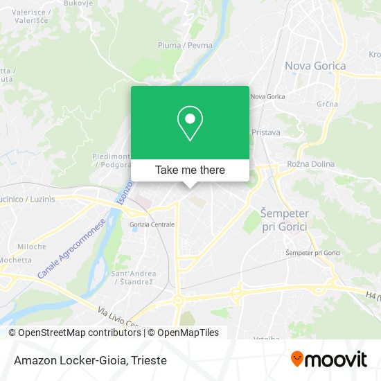 Amazon Locker-Gioia map