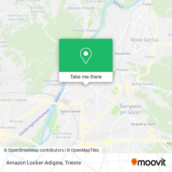 Amazon Locker-Adigina map