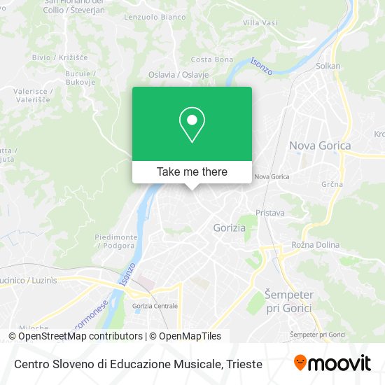 Centro Sloveno di Educazione Musicale map