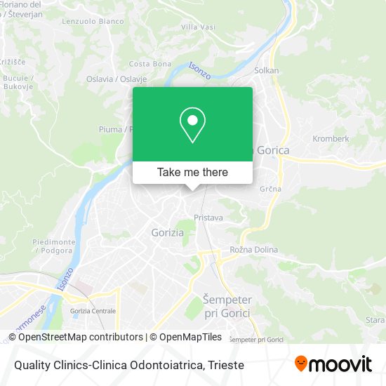 Quality Clinics-Clinica Odontoiatrica map