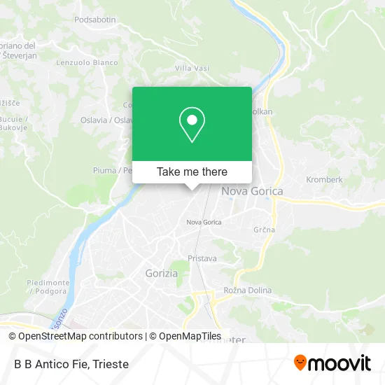B B Antico Fie map
