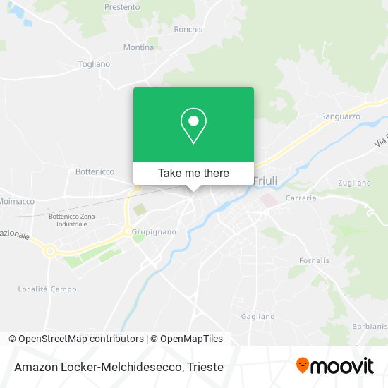 Amazon Locker-Melchidesecco map