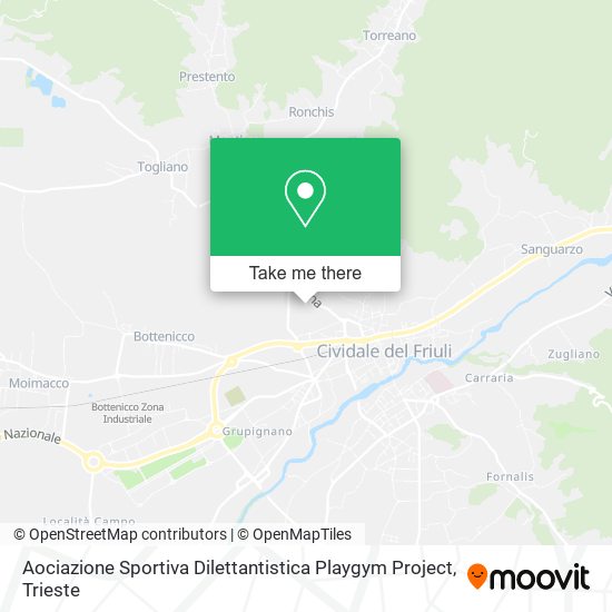 Aociazione Sportiva Dilettantistica Playgym Project map