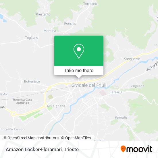 Amazon Locker-Floramari map