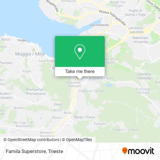 Famila Superstore map