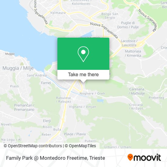 Family Park @ Montedoro Freetime map