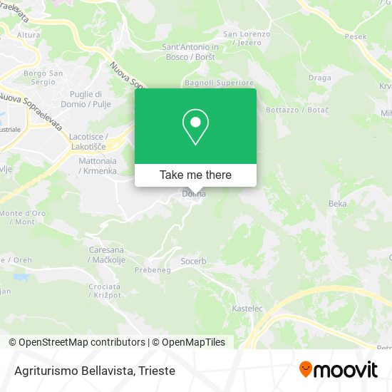 Agriturismo Bellavista map