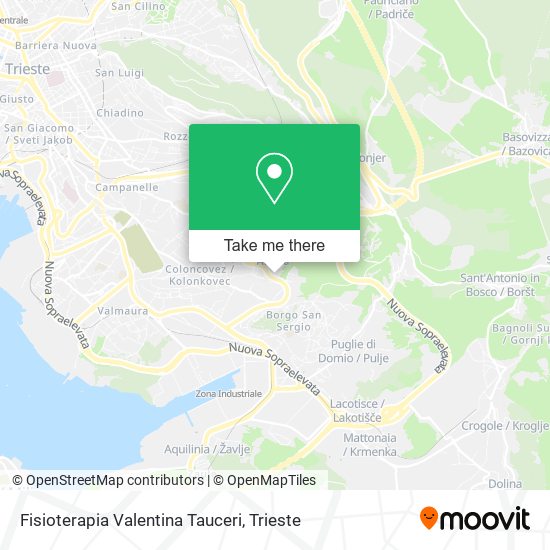 Fisioterapia Valentina Tauceri map