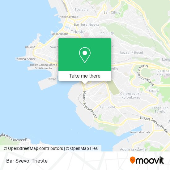 Bar Svevo map