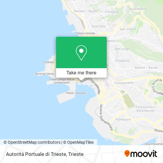 Autorità Portuale di Trieste map