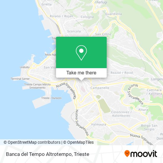 Banca del Tempo Altrotempo map