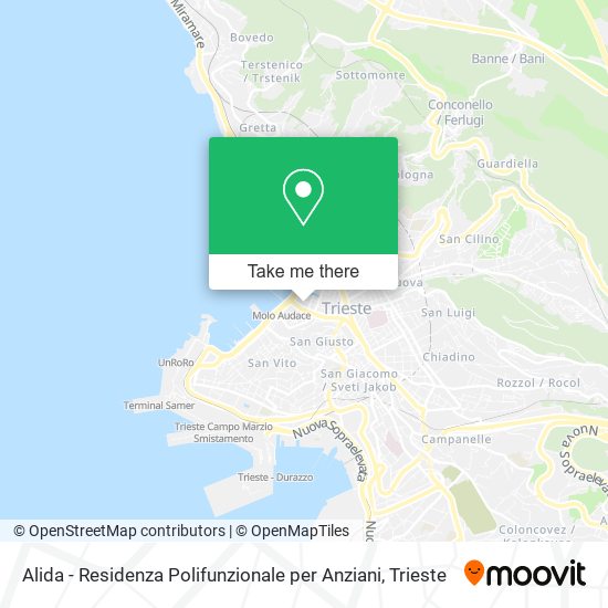 Alida - Residenza Polifunzionale per Anziani map