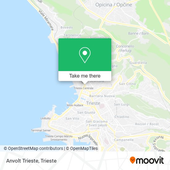 Anvolt Trieste map