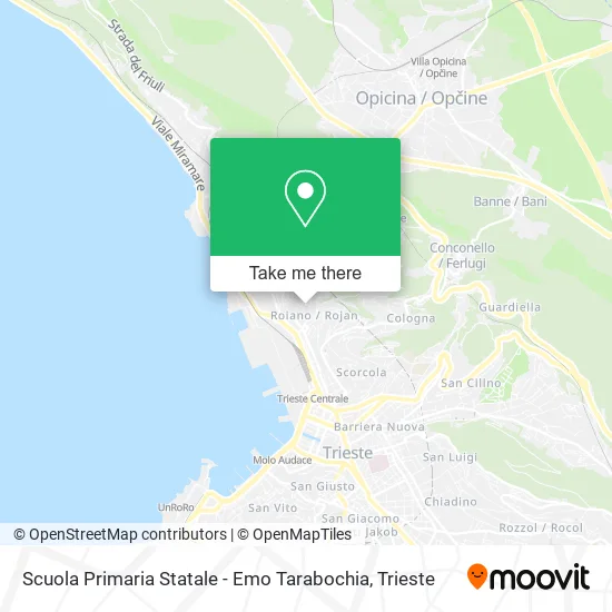 Scuola Primaria Statale - Emo Tarabochia map