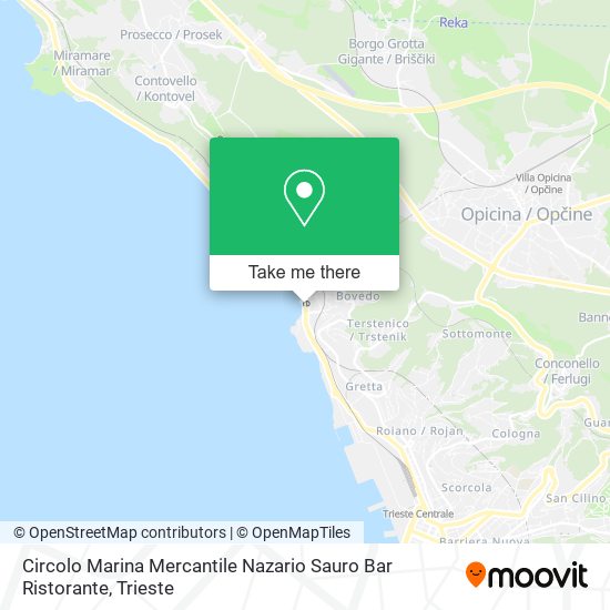Circolo Marina Mercantile Nazario Sauro Bar Ristorante map
