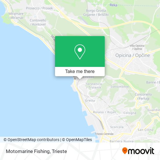 Motomarine Fishing map