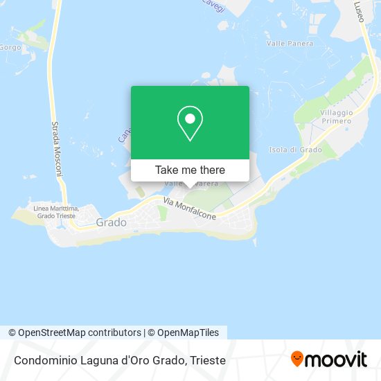 Condominio Laguna d'Oro Grado map