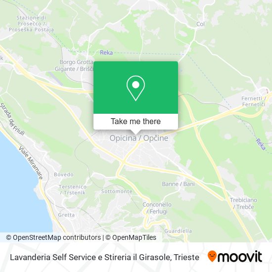 Lavanderia Self Service e Stireria il Girasole map