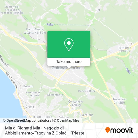 Mia di Righetti Mia - Negozio di Abbigliamento / Trgovina Z Oblačili map