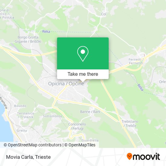 Movia Carla map