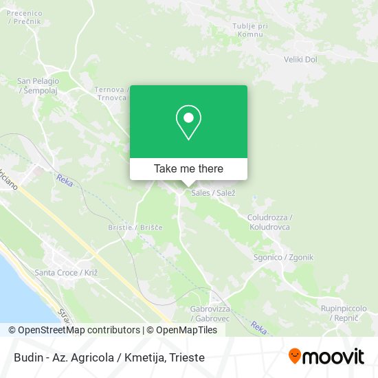 Budin - Az. Agricola / Kmetija map