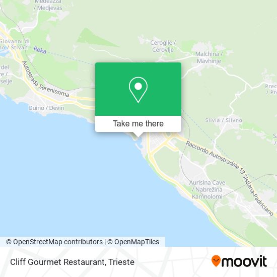 Cliff Gourmet Restaurant map