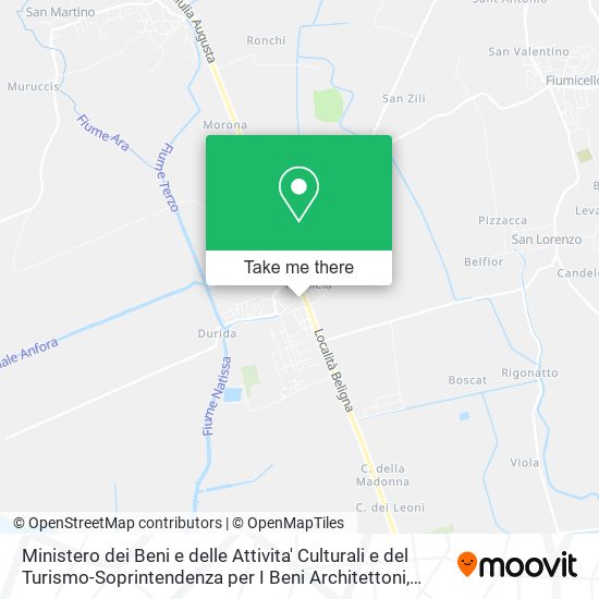 Ministero dei Beni e delle Attivita' Culturali e del Turismo-Soprintendenza per I Beni Architettoni map