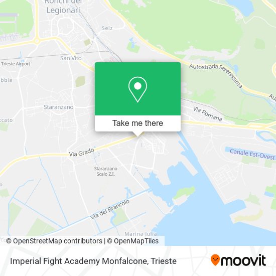 Imperial Fight Academy Monfalcone map