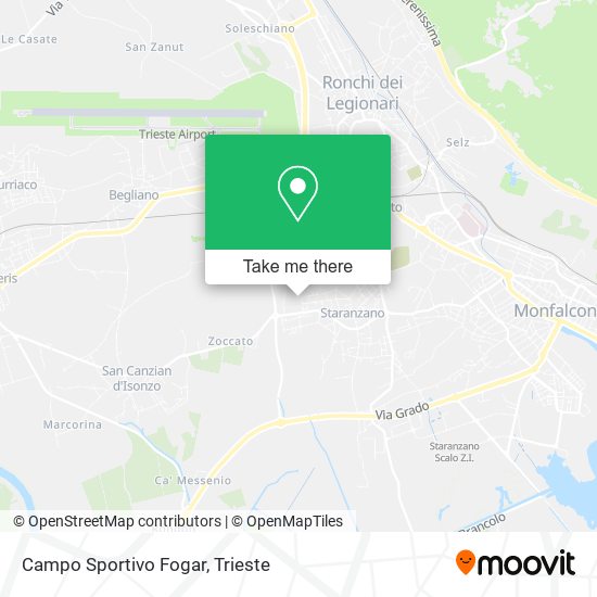 Campo Sportivo Fogar map