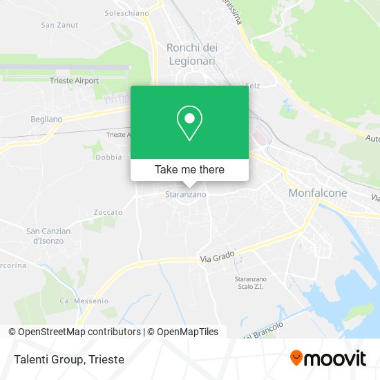 Talenti Group map