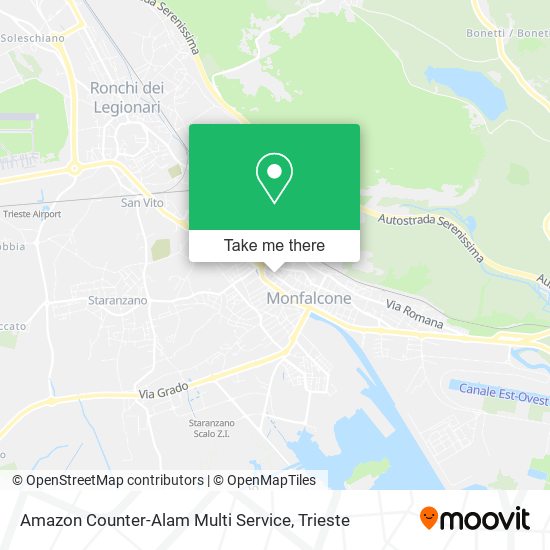 Amazon Counter-Alam Multi Service map